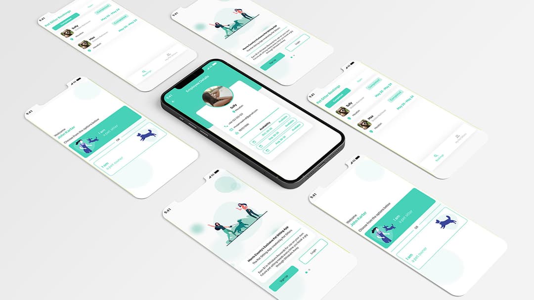 An image of the Pet Sitters - App project.